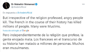 El tuit del ex premier