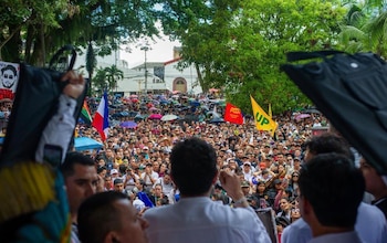 Iván Cepeda aseguró ante sus seguidores que el próximo 31 de mayo buscará consolidar su triunfo electoral en las urnas - crédito Iván Cepeda