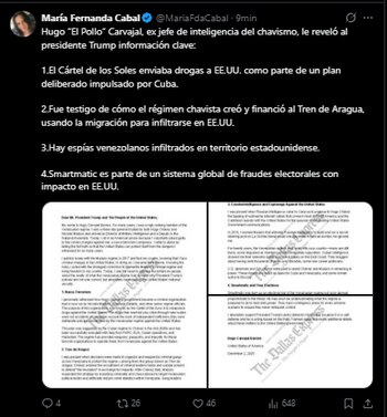 La publicación de Maria Fernanda