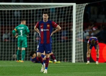 Lewandowski, resignado tras el cuarto