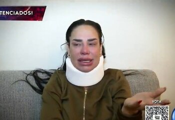 Tuvo que usar collarín (Foto: