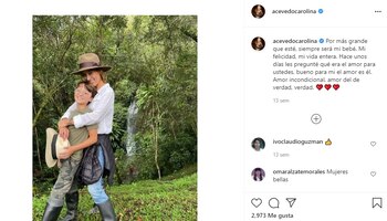 Post en Instagram de Carolina