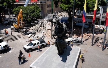 Asocapitales informó que Quibdó, Cali, Manizales, Pereira y Armenia quedaron en alerta roja tras los colapsos causados por el terremoto - crédito @Alcaldiapereira/X