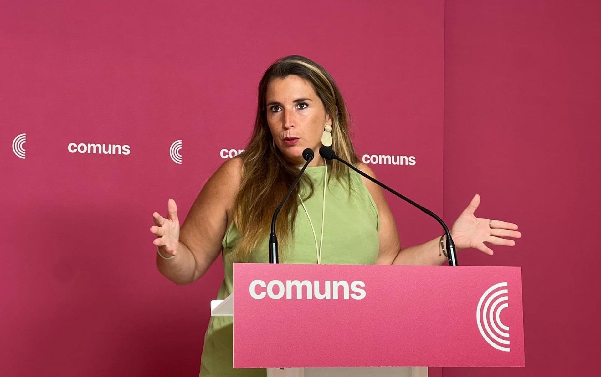31/08/2026 La coordinadora de los Comuns y diputada en el Congreso, Candela López
POLITICA