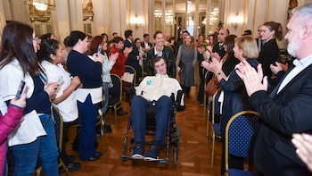 Esteban Bullrich fue homenajeado en