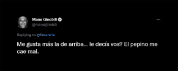 La respuesta de Manu Ginóbili