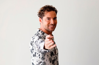 El cantante español David Bisbal.
