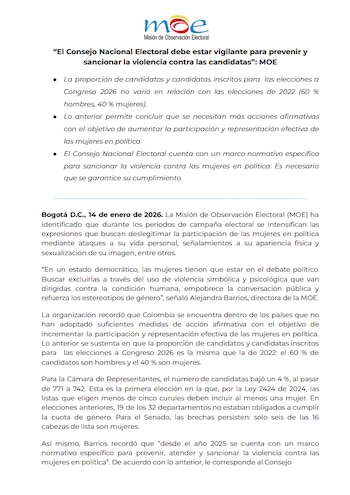 La Misión de Observación Electoral