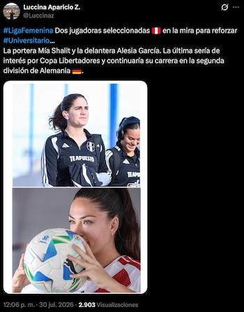 Alesia García es una opción para reforzar el ataque de Universitario.