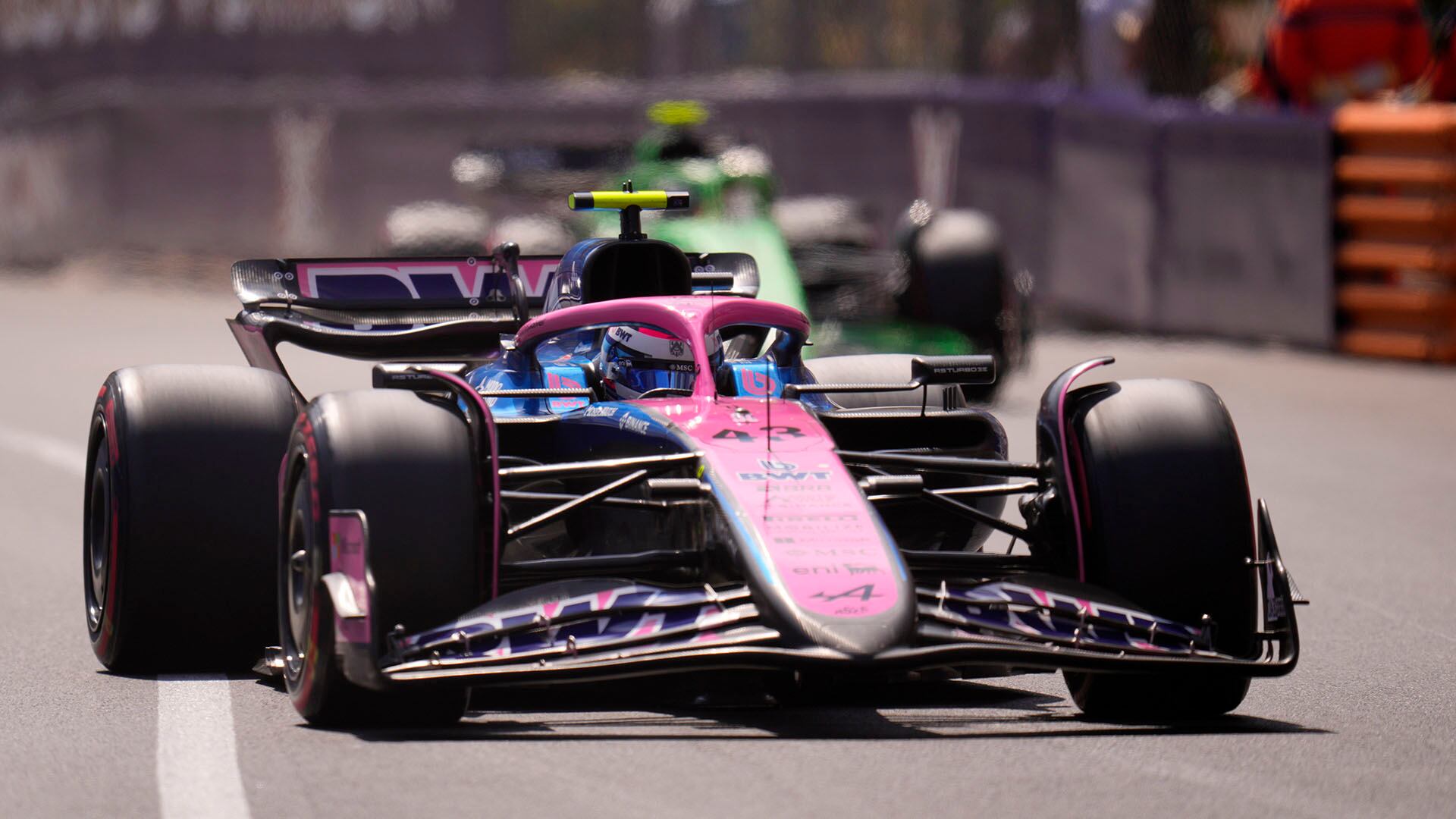 Franco Colapinto terminó decimotercero en el GP de Mónaco (AP Photo/Manu Fernandez)