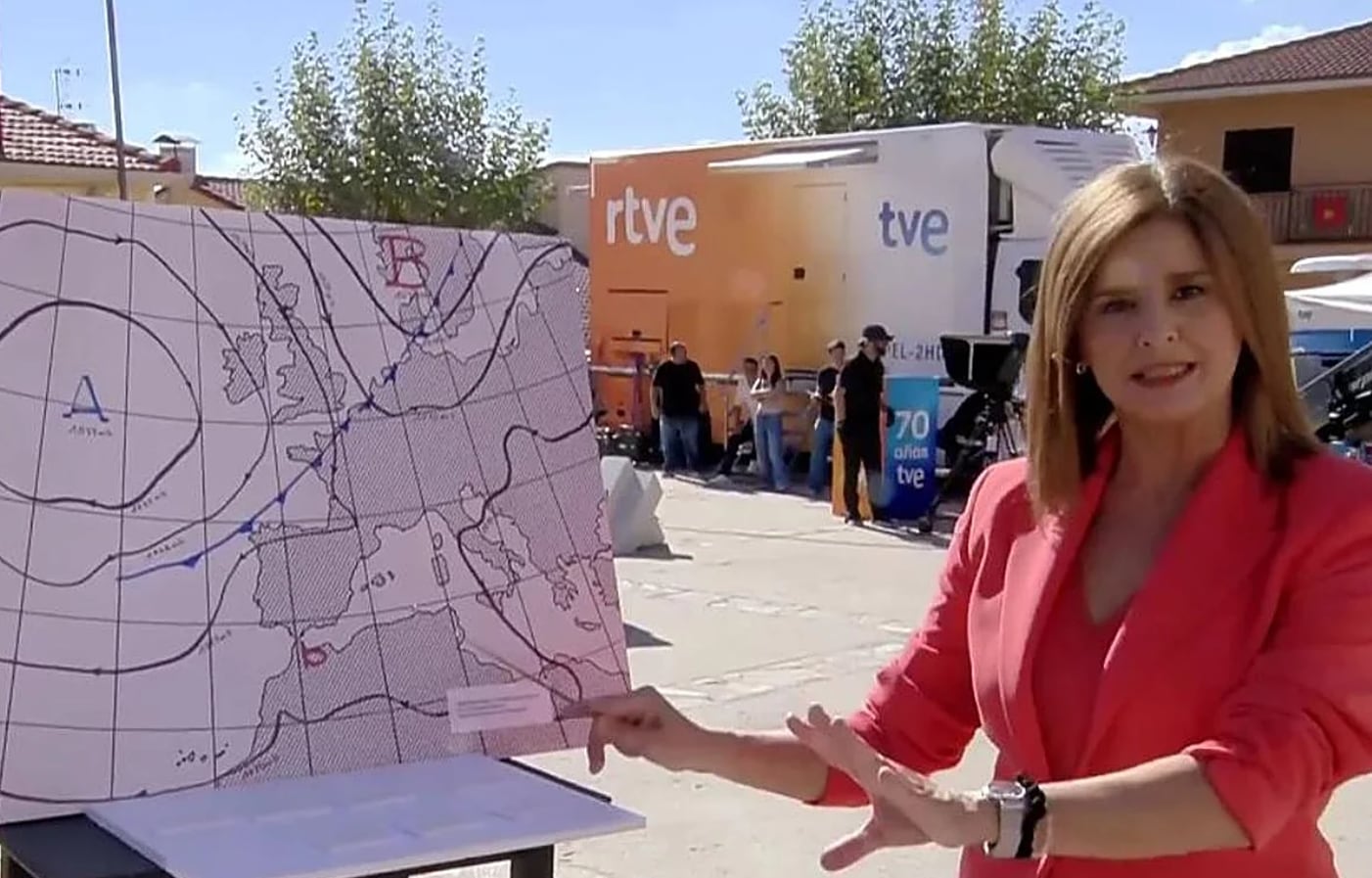Ana de Roque se despide del telediario de RTVE. (TVE)