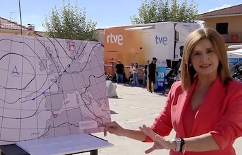 Ana de Roque se despide del telediario de RTVE. (TVE)