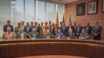 Barbón pide ayuda a los empresarios asturmexicanos pada dar a conocer las oportunidades de negocio que ofrece Asturias