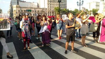 Los manifestantes fueron desde el