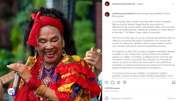 La familia de la artista confirmó su fallecimiento en laciudad de Celaya, México - crédito Instagram