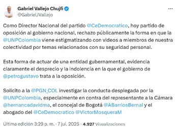 A través de su cuenta