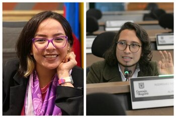 Jennifer Pedraza y Julián Sastoque