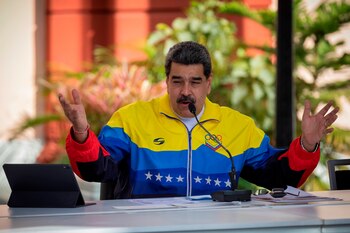 En la imagen, el presidente