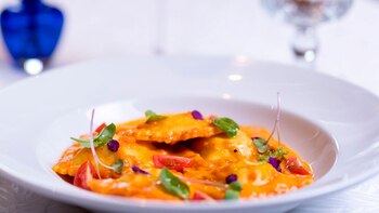 Ravioles de espinaca, ricotta y