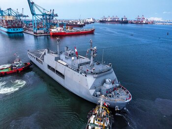 BAP Pisco llegó a Paita el martes.