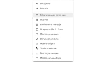 Esta función solo se puede