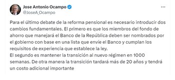 José Antonio Ocampo, exministro de