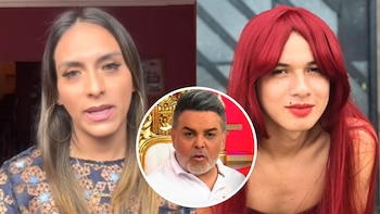 Gerald Queen defendió a 'La Uchulú' de comentarios transfóbicos de Andrés Hurtado y Carlos Cacho. Créditos a Instagram y Panamericana TV