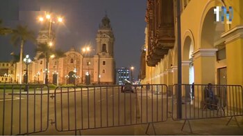 Así lucía la Plaza de