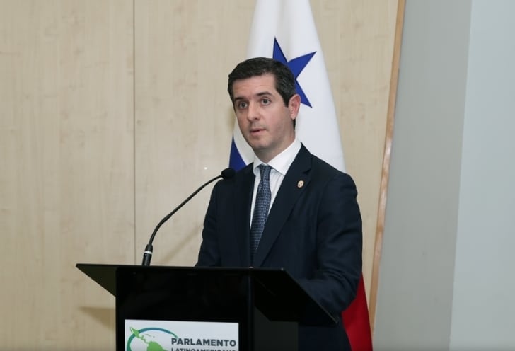 El viceministro de Relaciones Exteriores, Carlos Hoyos Boyd, llevó la propuesta ante la Asamblea Nacional en abril pasado. (AN)