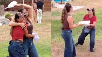 Melissa Klug y Pamela López sorprenden al dejar atrás sus diferencias y ensayar juntas ‘Cosas del Amor’ en ‘La Granja VIP’