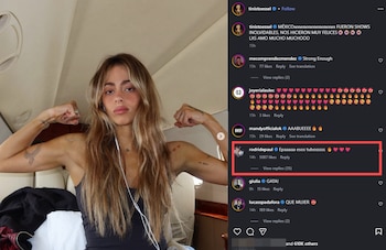 La reacción de Rodrigo De Paul al posteo de Tini Stoessel