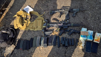 El arsenal que fue capturado