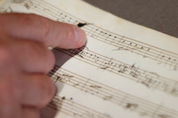 Mozart - manuscrito hallado