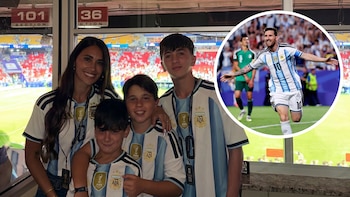 Las fotos que compartió Anto Roccuzzo tras el histórico partido de Messi: la amorosa dedicatoria por sus tres goles ante Argelia