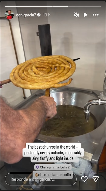 Dani García recomienda su churrería favorita en Marbella (Insatgram / @danigarcia7)