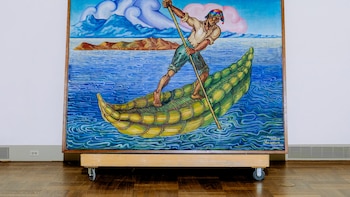La obra 'extraordinaria' de este artista boliviano fue rescatada de un basurero