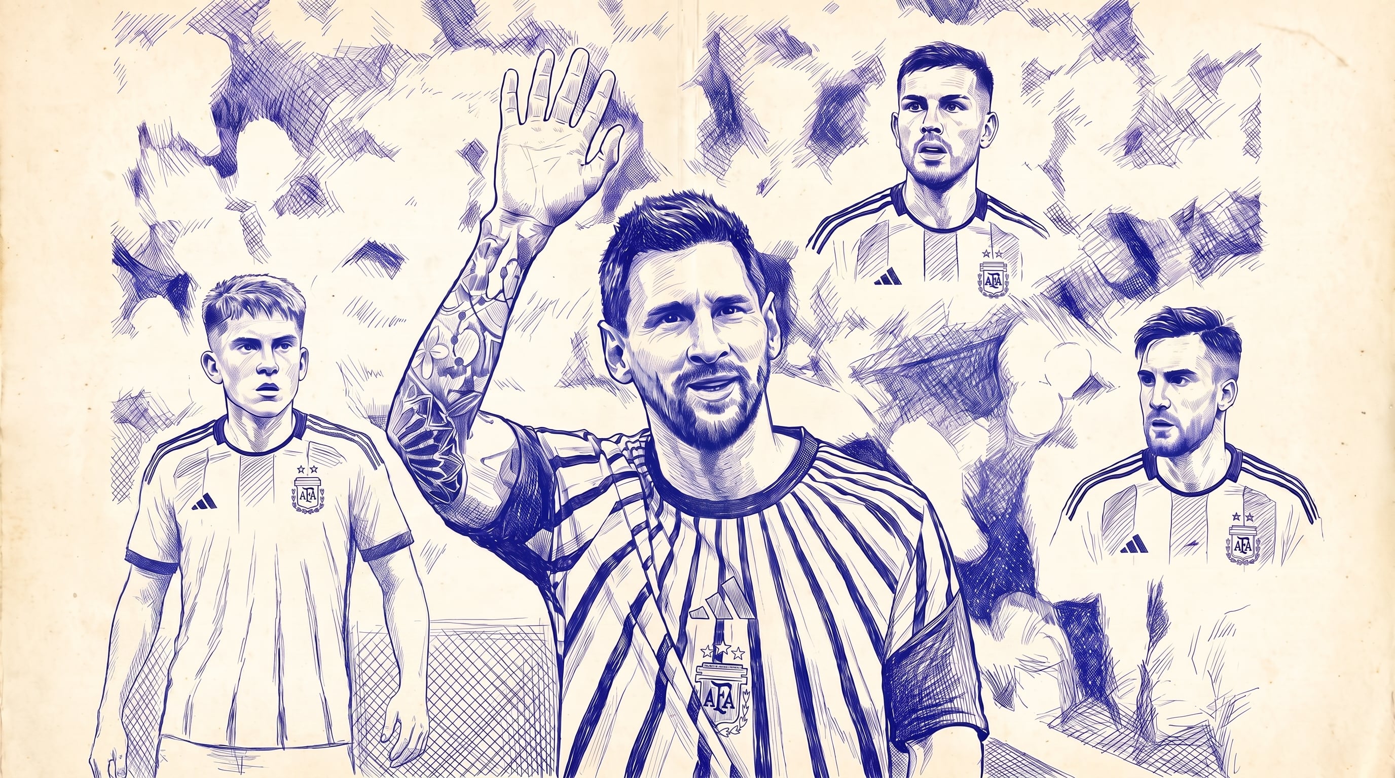Sería un acierto que Lionel Messi sume minutos en un partido que podría ser clave para Barco, Paredes y Tagliafico, entre otros (Imagen Ilustrativa Infobae)