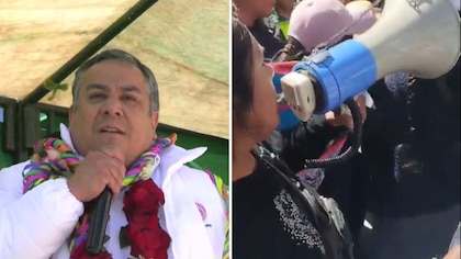 Gustavo Adrianzén es recibido en Puno entre gritos de “Asesino”, y él confronta: “Gracias por no escuchar a separatistas”