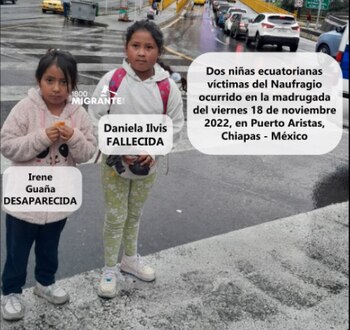 Irene Guaña, de cinco años,