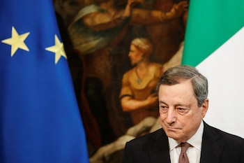 El italiano Mario Draghi conversó
