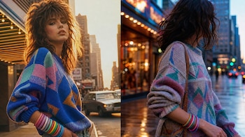 ¿Qué hay detrás del trend de las fotos ochenteras? La IA y la nostalgia que devuelven esta estética a las redes sociales