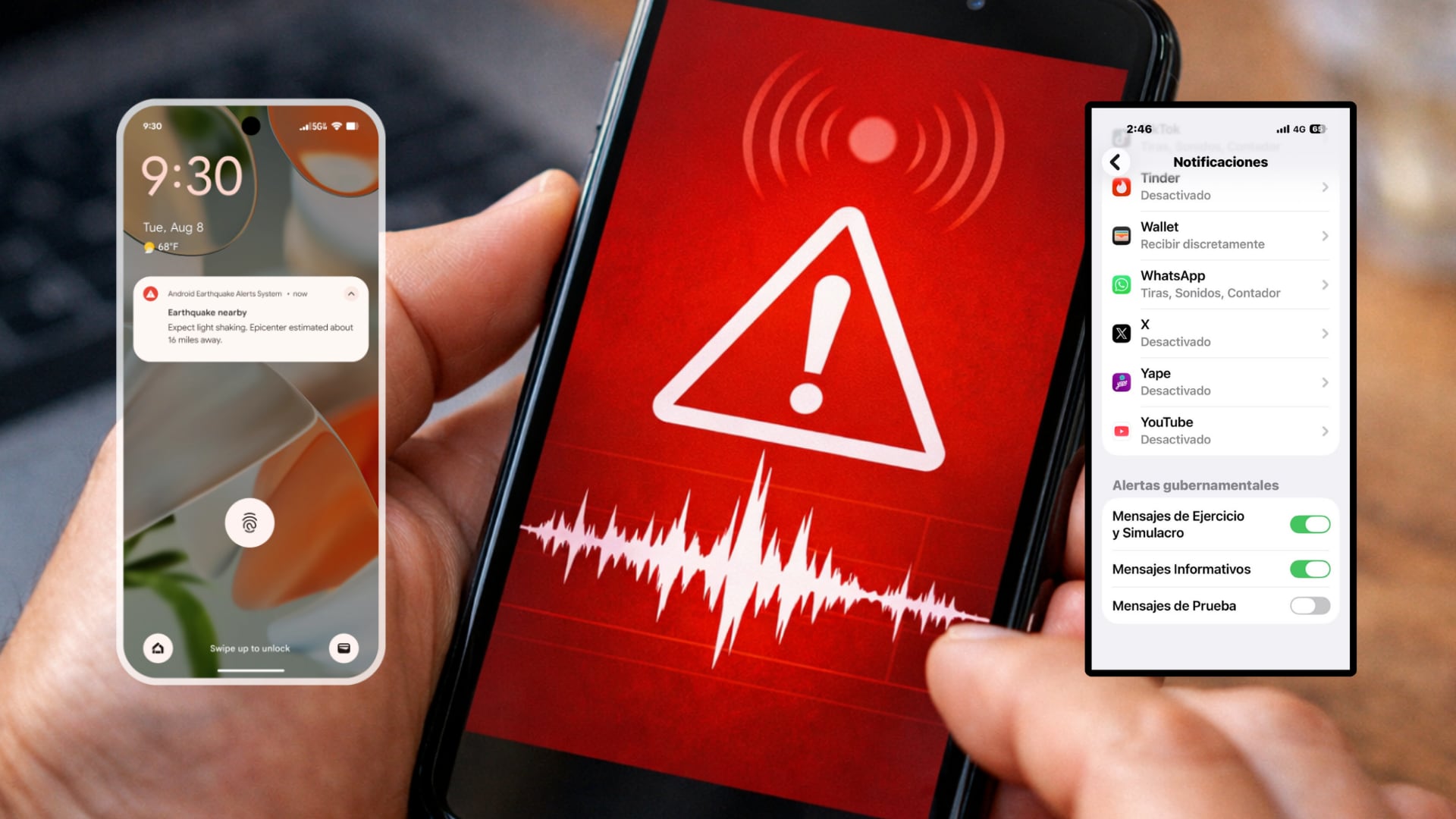 Cuáles son las diferencias entre las alertas de sismo de Google y Apple