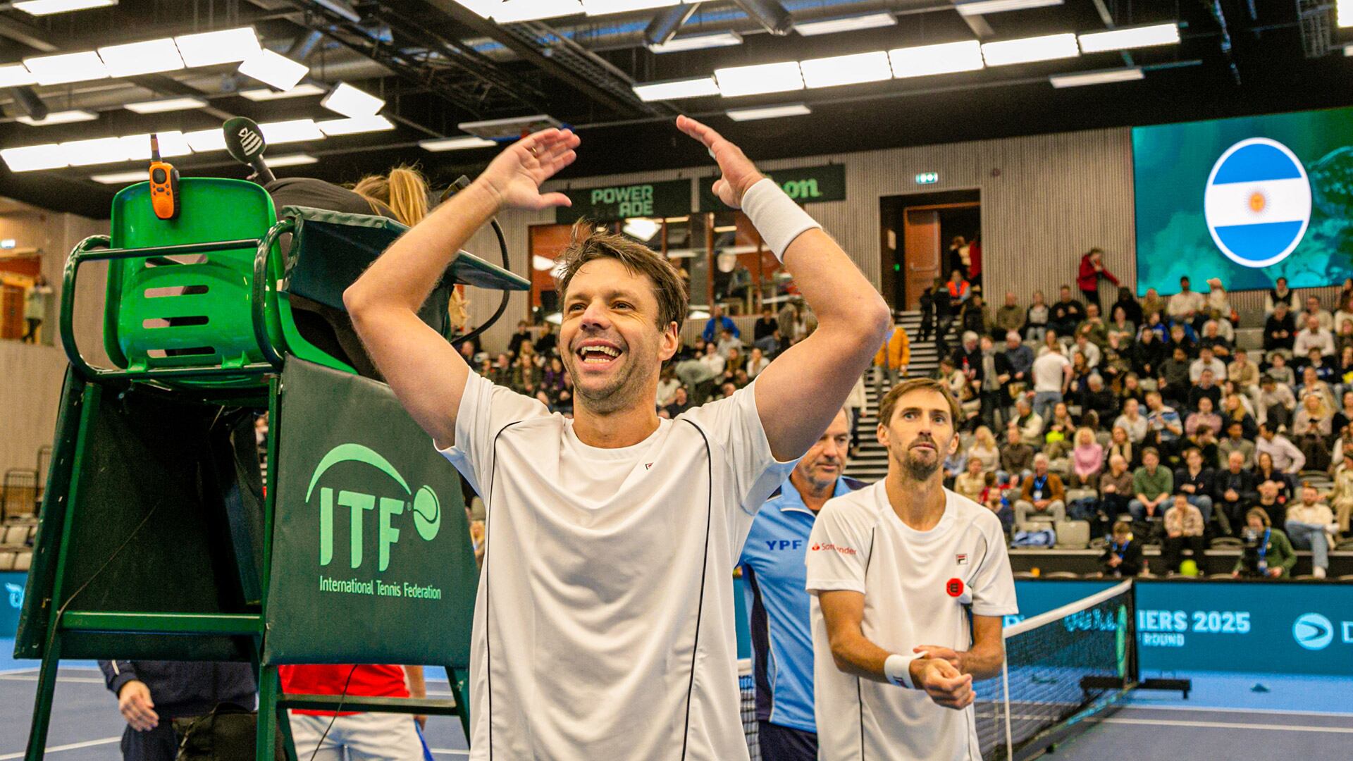 Horacio Zeballos, flamante campeón del US Open, se suma este martes a la Selección Argentina de Tenis de Copa Davis en los Países Bajos (Foto: Prensa AAT)