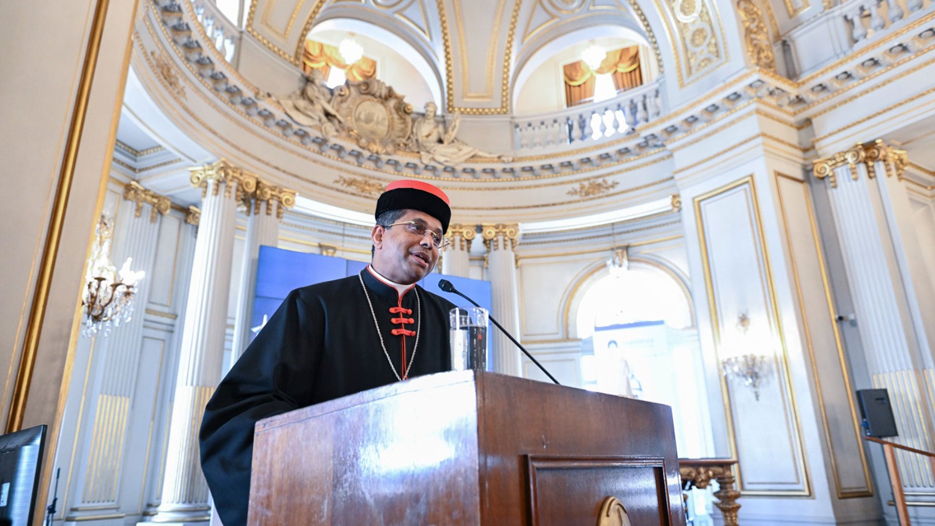 El cardenal y prefecto del Dicasterio para el Diálogo Interreligioso, George Jacob Koovakad