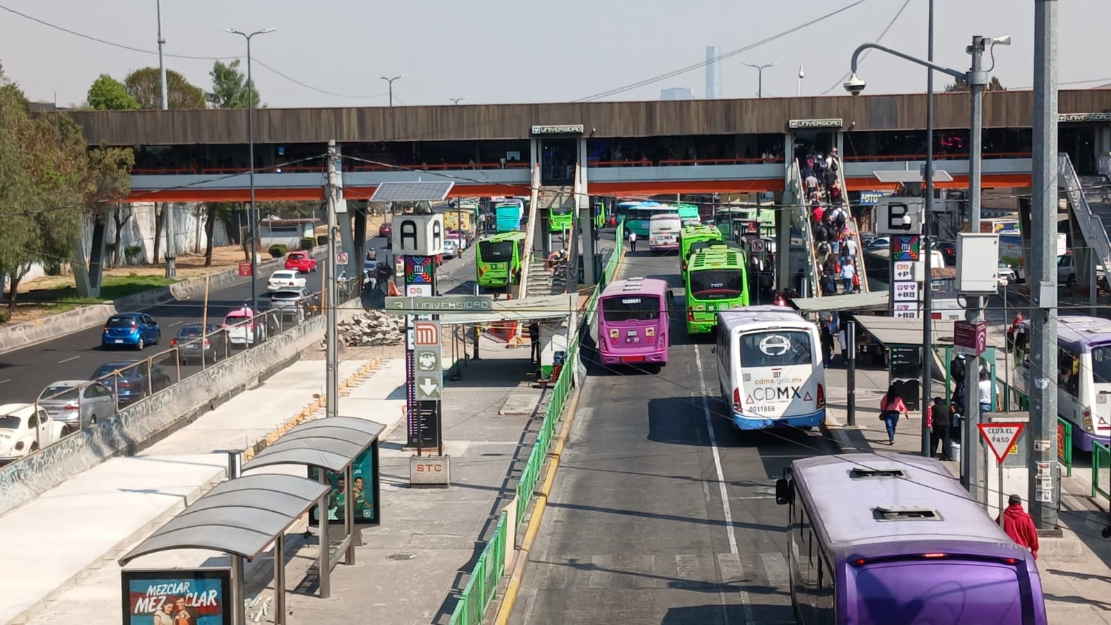 La creación de la ruta 119A atiende la saturación que registran otros medios de transporte en el sur de la ciudad (Infobae México/ Jaqueline Viedma)