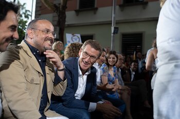 El presidente del PP catalán,