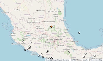 Se registró un sismo en