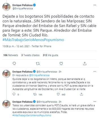 Peñalosa arremete contra Claudia López