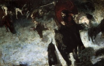 "Cacería salvaje" (1889), de Franz