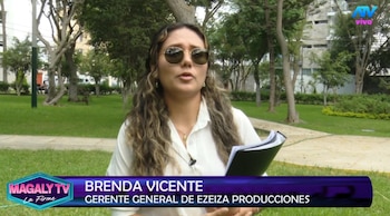 Denuncian a Christian Meier por no presentarse en Juliaca: pérdidas superarían los 150 mil soles. Captura: Magaly TV La Firme.